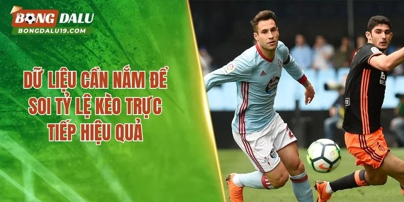 Dữ liệu cần nắm để soi tỷ lệ kèo trực tiếp hiệu quả